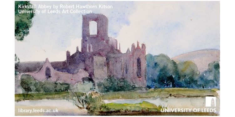 Kirkstall Abbey by Robert Hawthorn Kitson