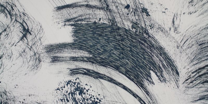 Hannah Marsh, For Eya, Susie and I (7) (detail), ink drawing using cleaning tools, 2018. &copy; The Artist. FUAM prize winner 2018
