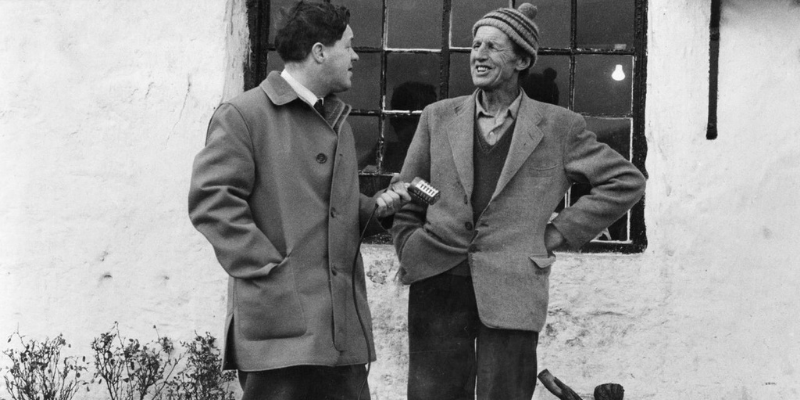 Photograph of Stanley Ellis and Tom Mason (Addingham Moorside), 1967.