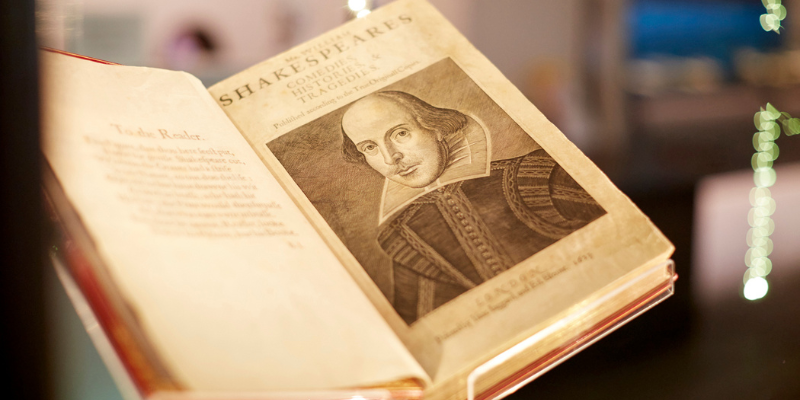 Shakespeare's First Folio on display in the Treasures of the Brotherton