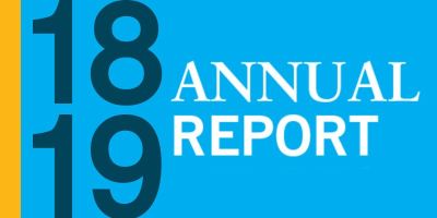 The cover of the 2018-2019 Annual Report