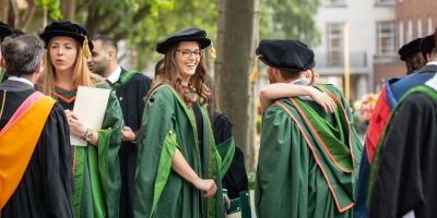 Leeds PhD researchers happy after graduating