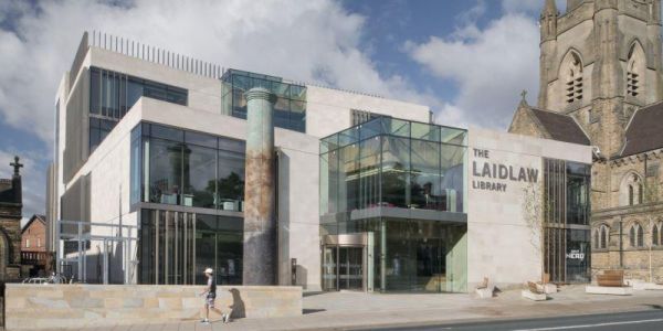 An external view of the Laidlaw Library