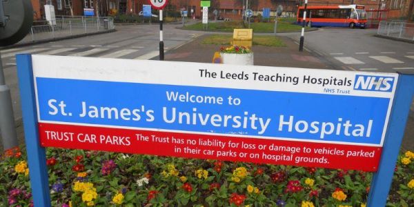 St James's Hospital sign