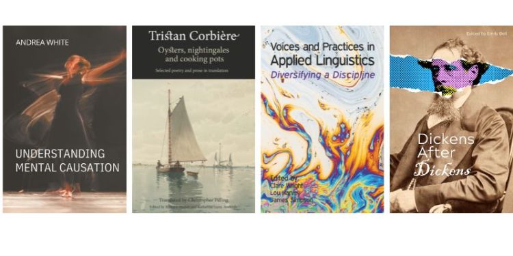 A group image of four book covers