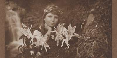 Frances and the Fairies, July 1917. Image credit: Special Collections, University of Leeds